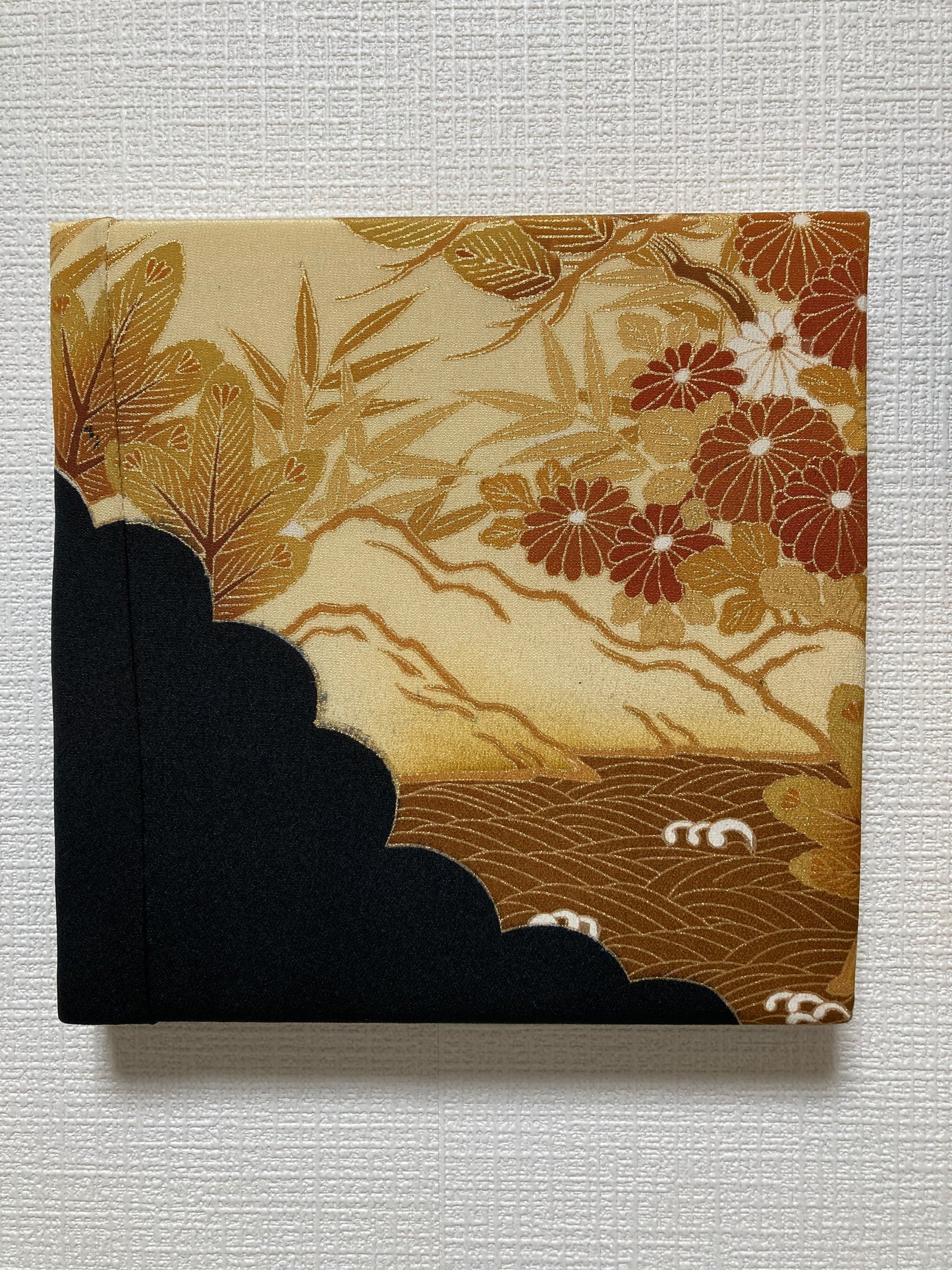 Fabric Panel GOLD Bloom (set of 4)