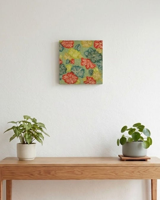 Fabric Panel Froral Rhythm