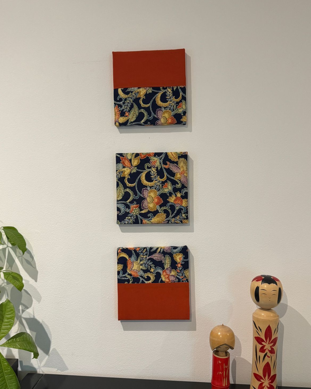 Fabric Panel KARAKUSA (set of 3)