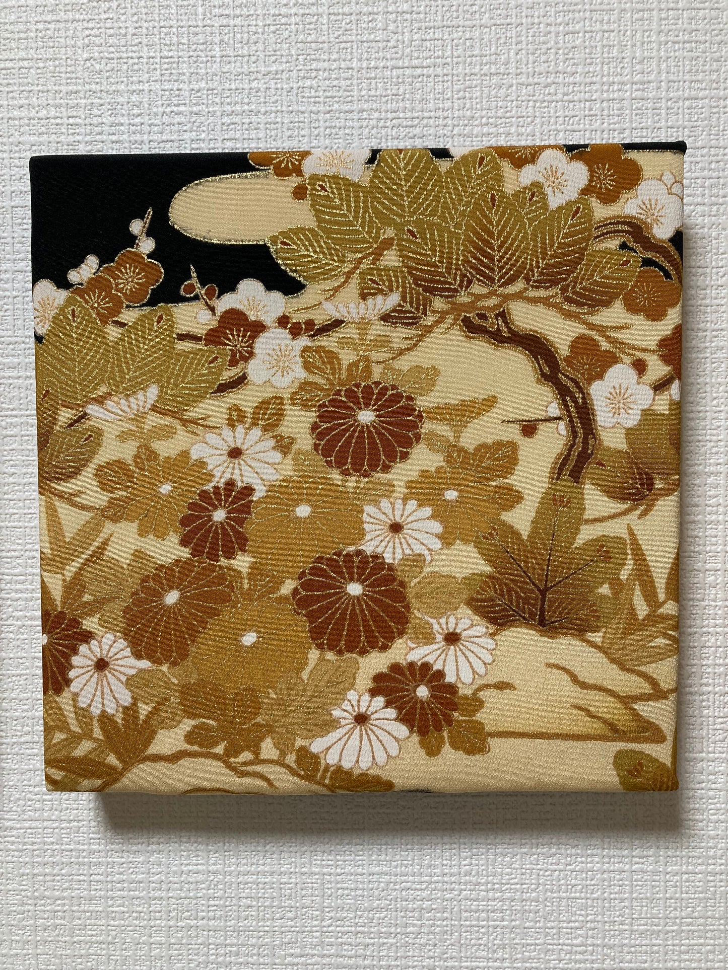 Fabric Panel GOLD Bloom (set of 4)