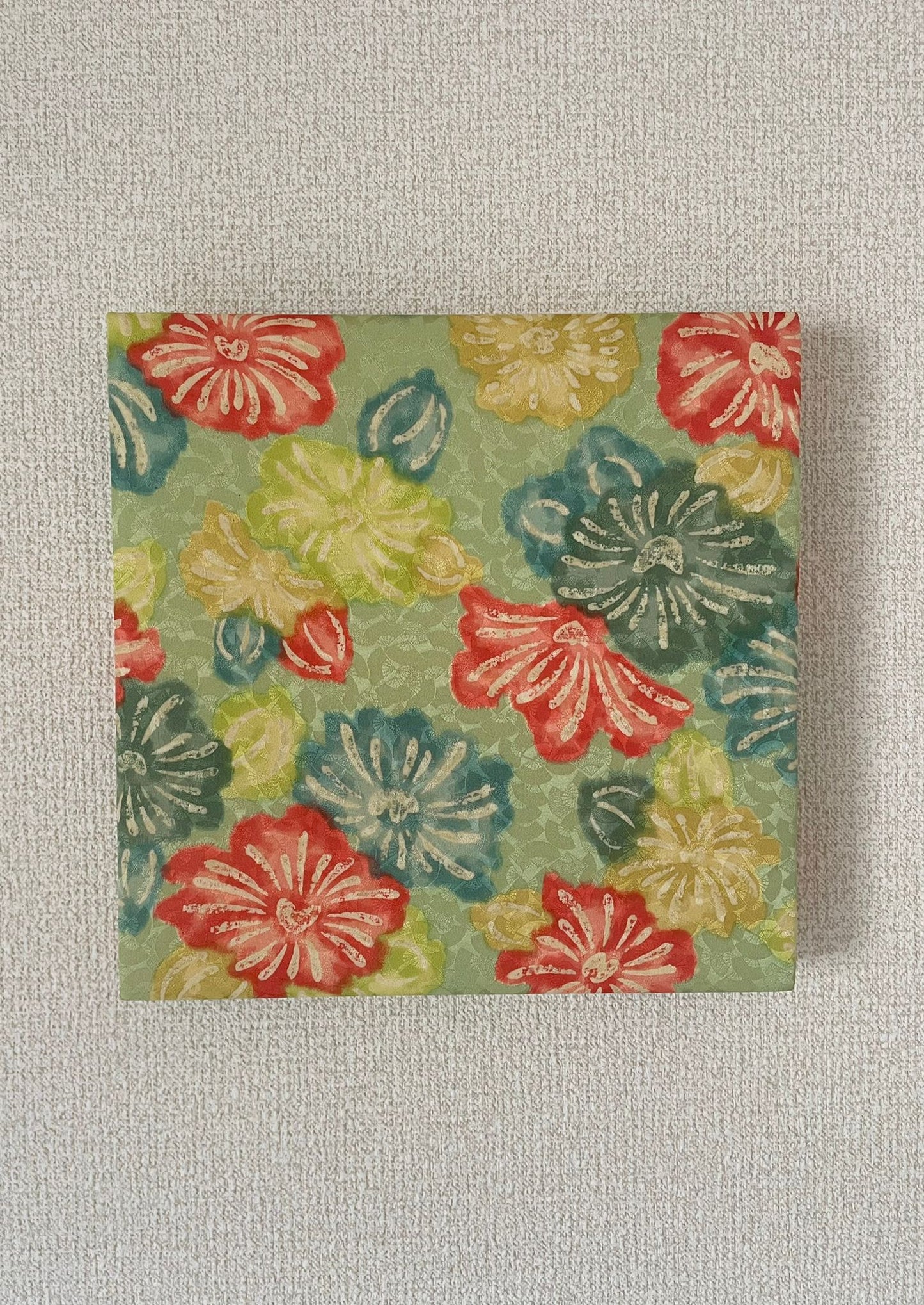 Fabric Panel Froral Rhythm