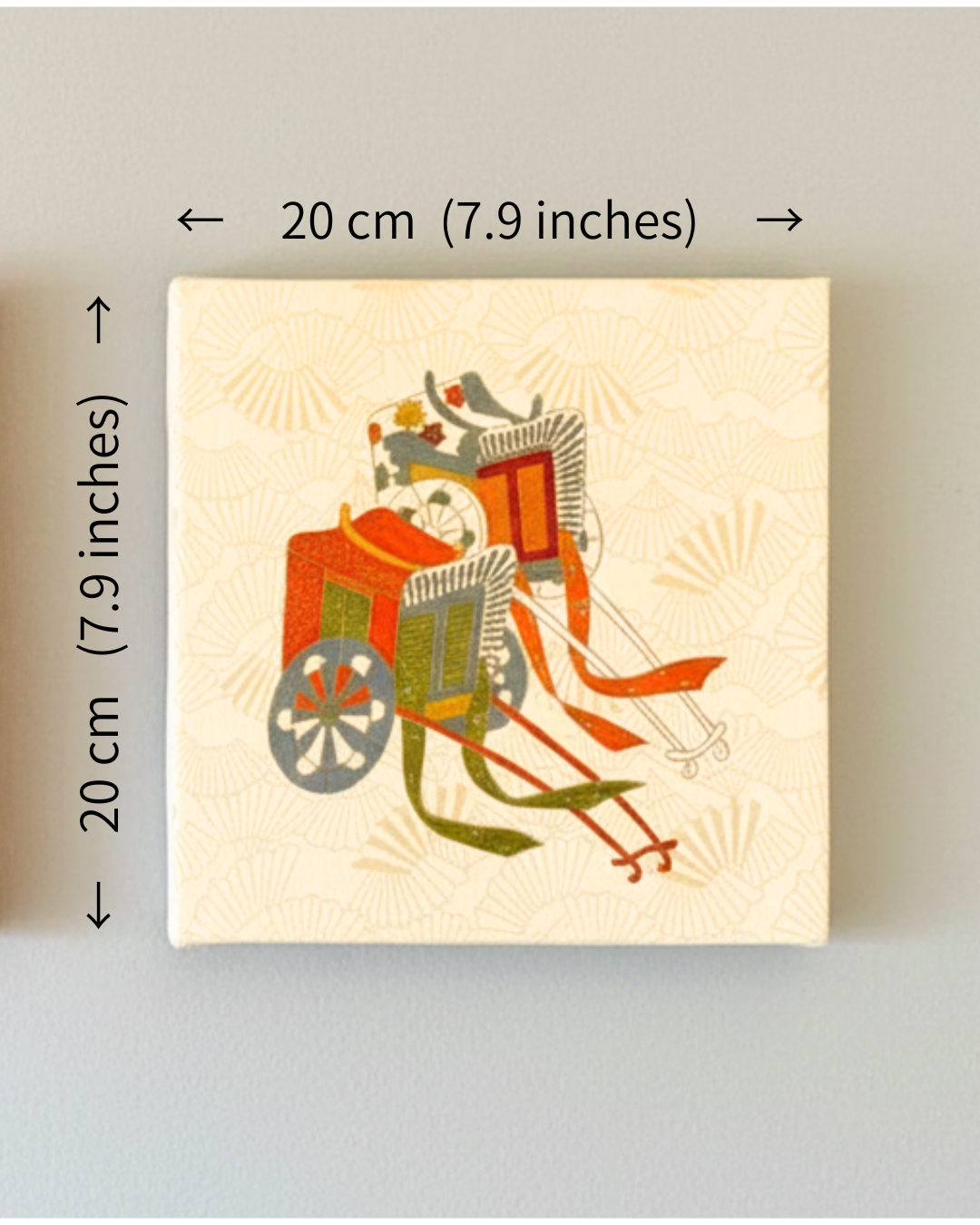 Fabric Panel GOSHOGURUMA (set of 2)