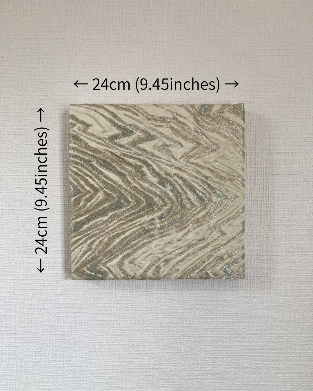 Fabric Panel RIPPLES of GOLD